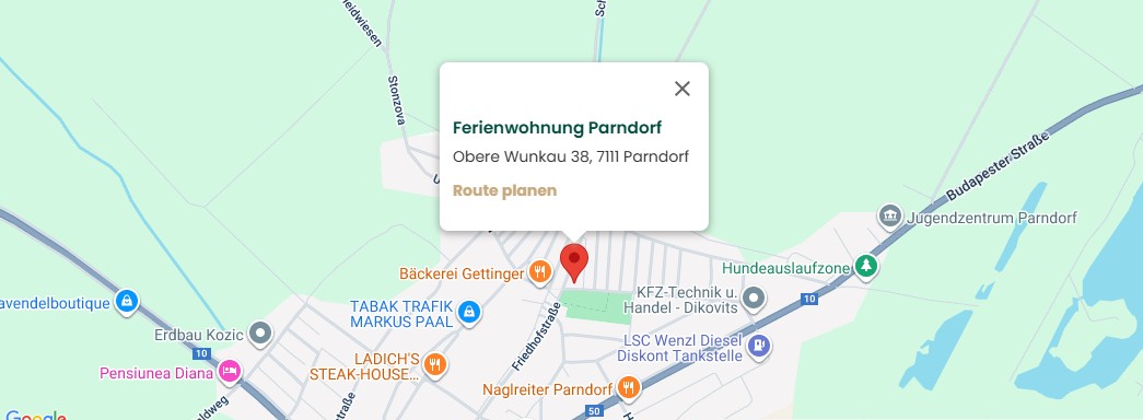 Vorschau der Lage auf der Karte